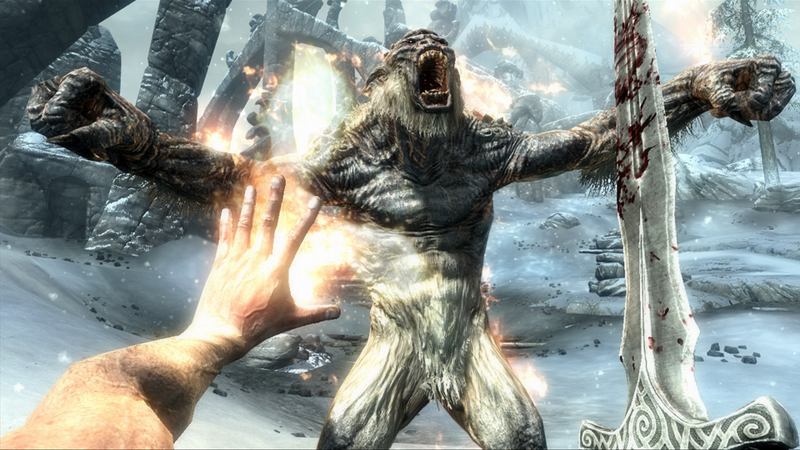 Illustration for article titled The Elder Scrolls V: Skyrim Has Game Reviewers Shouting Its Name
